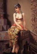 Arab or Arabic people and life. Orientalism oil paintings  237 unknow artist